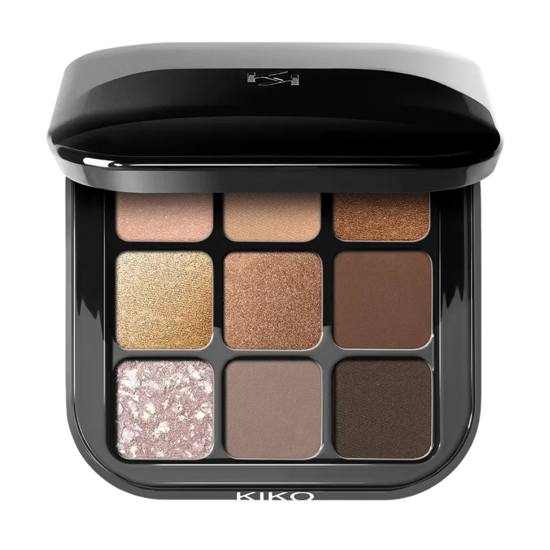 New Glamour Multi Finish Eyeshadow Palette (Earth Tones) - 2.5g