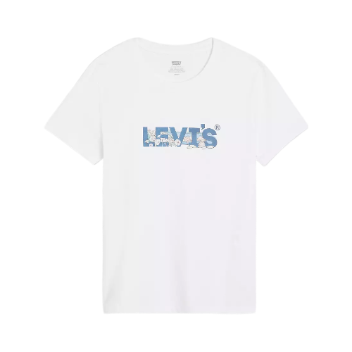 Levi's: Graphic Perfect T-shirt (Ocean Scene Hl Logo - White)