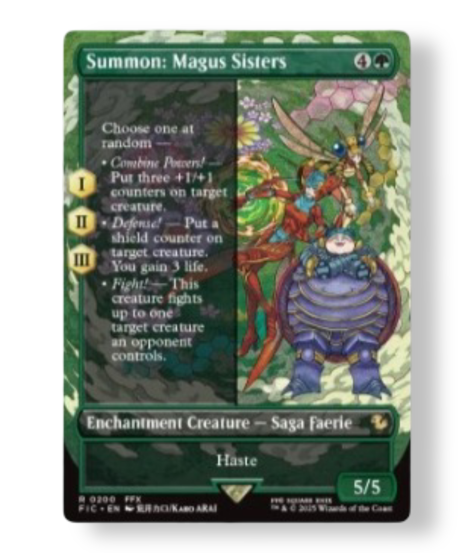 Summon Magus Sisters Commander: The Gathering Final Fantasy