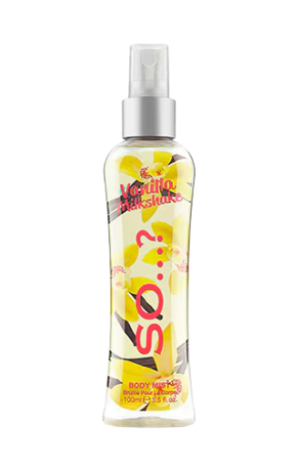 So...?: Vanilla Milkshake Body Mist - 100ml