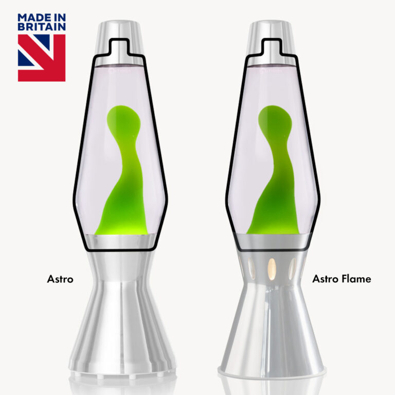 Astro Lava Lamp Bottle (Clear Green)