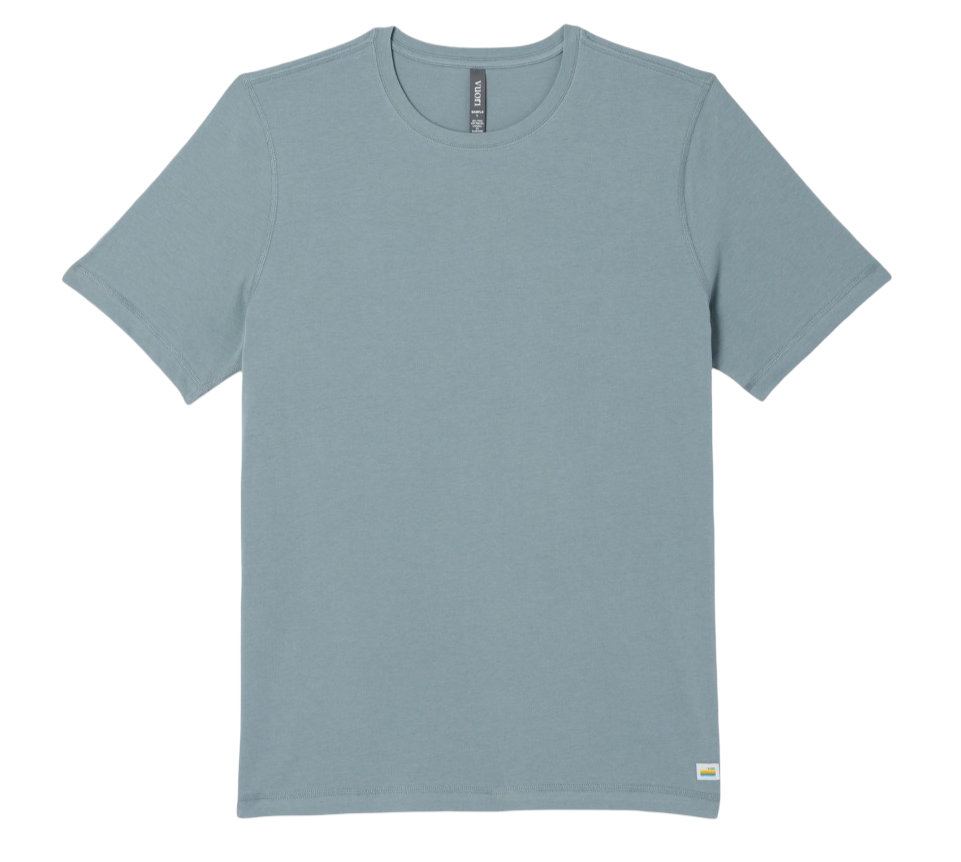 Vuori: Men's Tuvalu T-Shirt (Misty Blue)