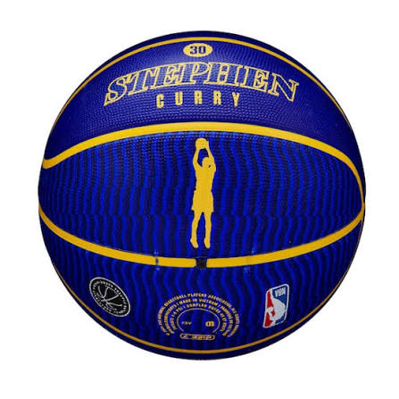 Wilson: NBA Player Golden State Warriors Outdoor Basketball (Stephen Curry, Size 7)