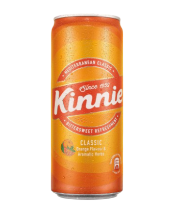 Kinnie: Bittersweet Orange Soft Drink 24 x 330ml