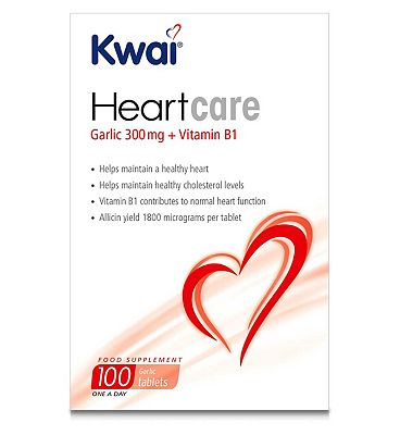 Kwai: Heart Care Garlic 300mg Plus Vitamin B1 (100 Tablets)