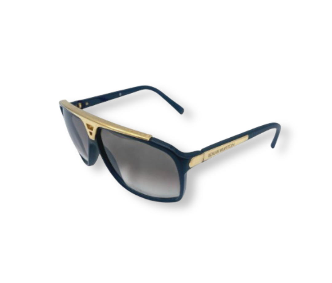 Louis Vuitton: Evidance Unisex Vinitage Sunglasses (Black Gold)
