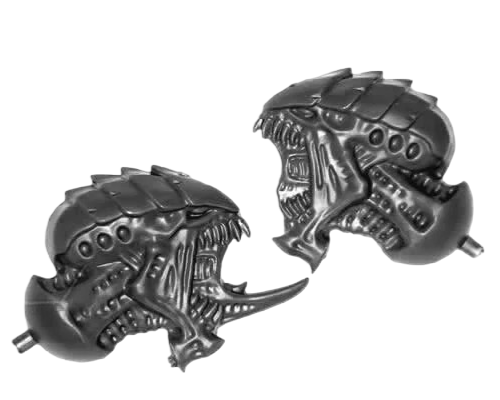 Tyranid Carnifex Head D (2)