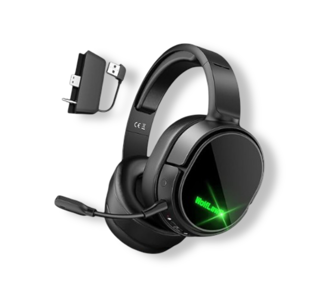 WolfLawS: Wireless Gaming Headset (Black)