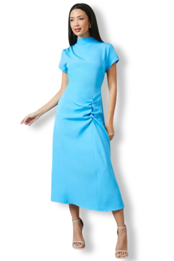 Women's Blue Occasion Dress (Aqua)