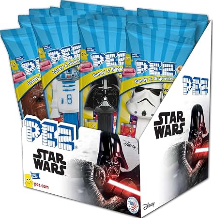 Boba Fett PEZ Dispenser & Candy Refills (Pack of 12)