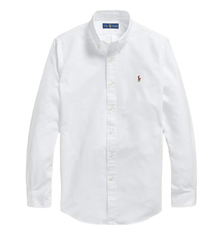 Men's Custom Fit Oxford Shirt (White)