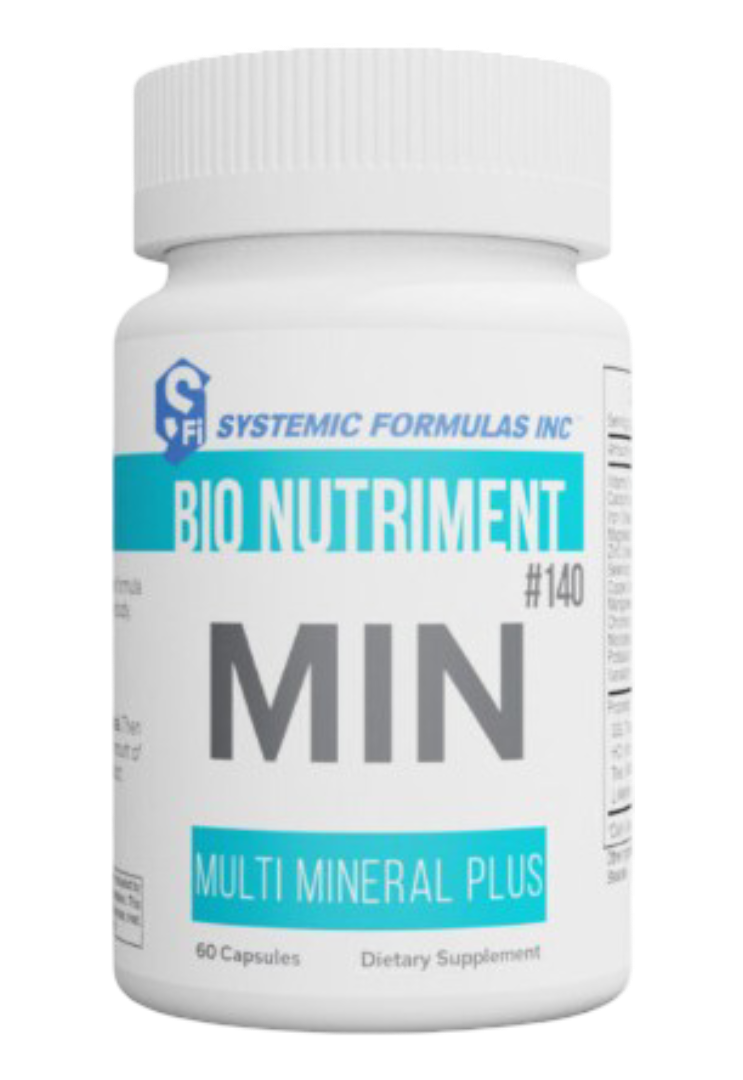 Systemic Formulas Inc: MIN - Multi Mineral Plus (60 Capsules)