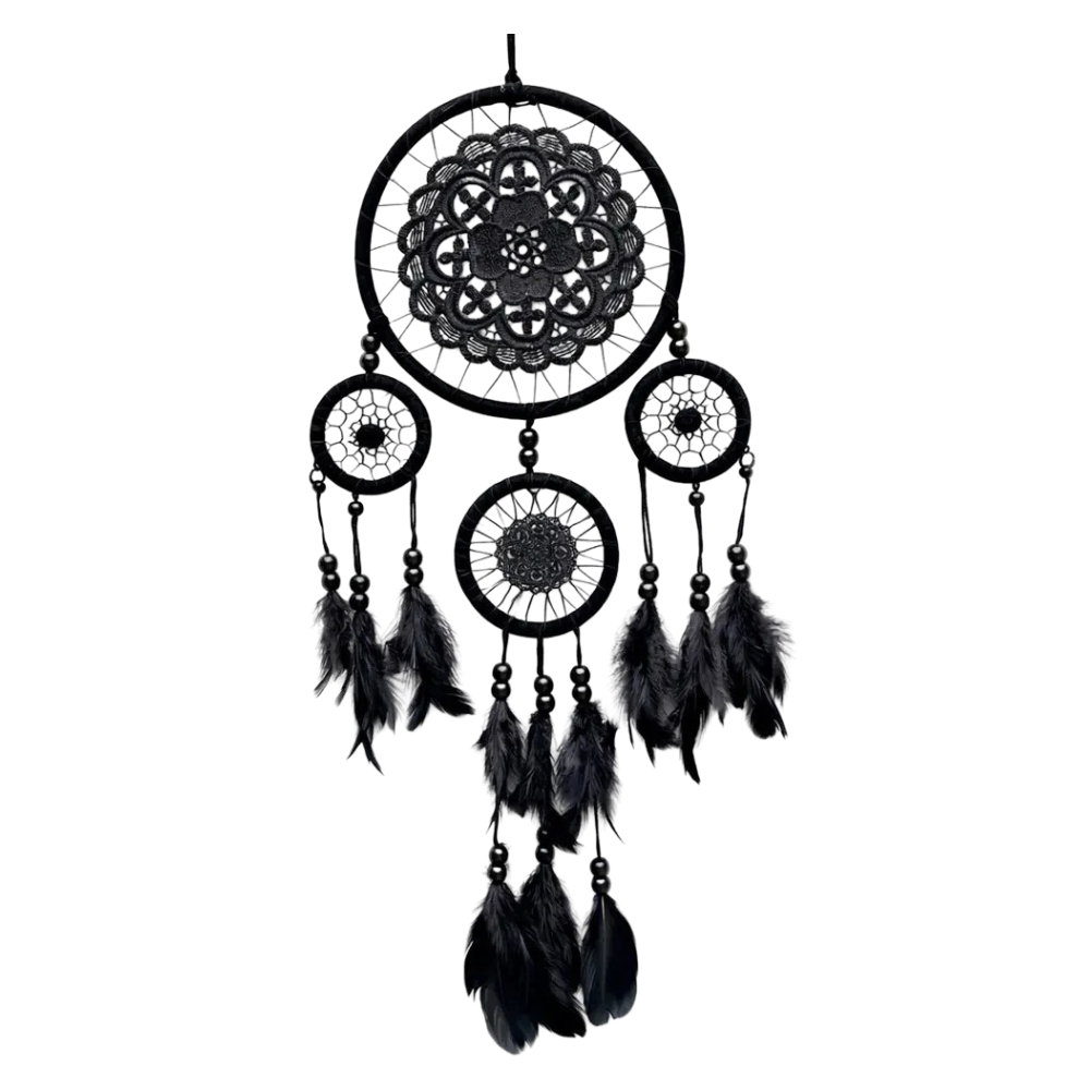 Dreamcatcher Wall Hanging Decor (Black)