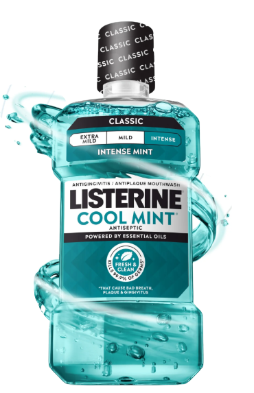 Listerine: Cool Mint Intense Antiseptic Mouthwash - 1L
