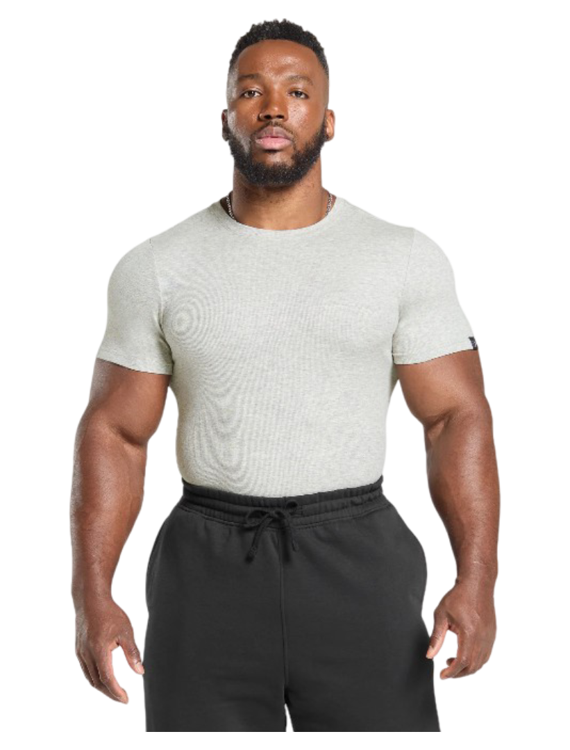 Prime T-Shirt (Stone Grey Marl)