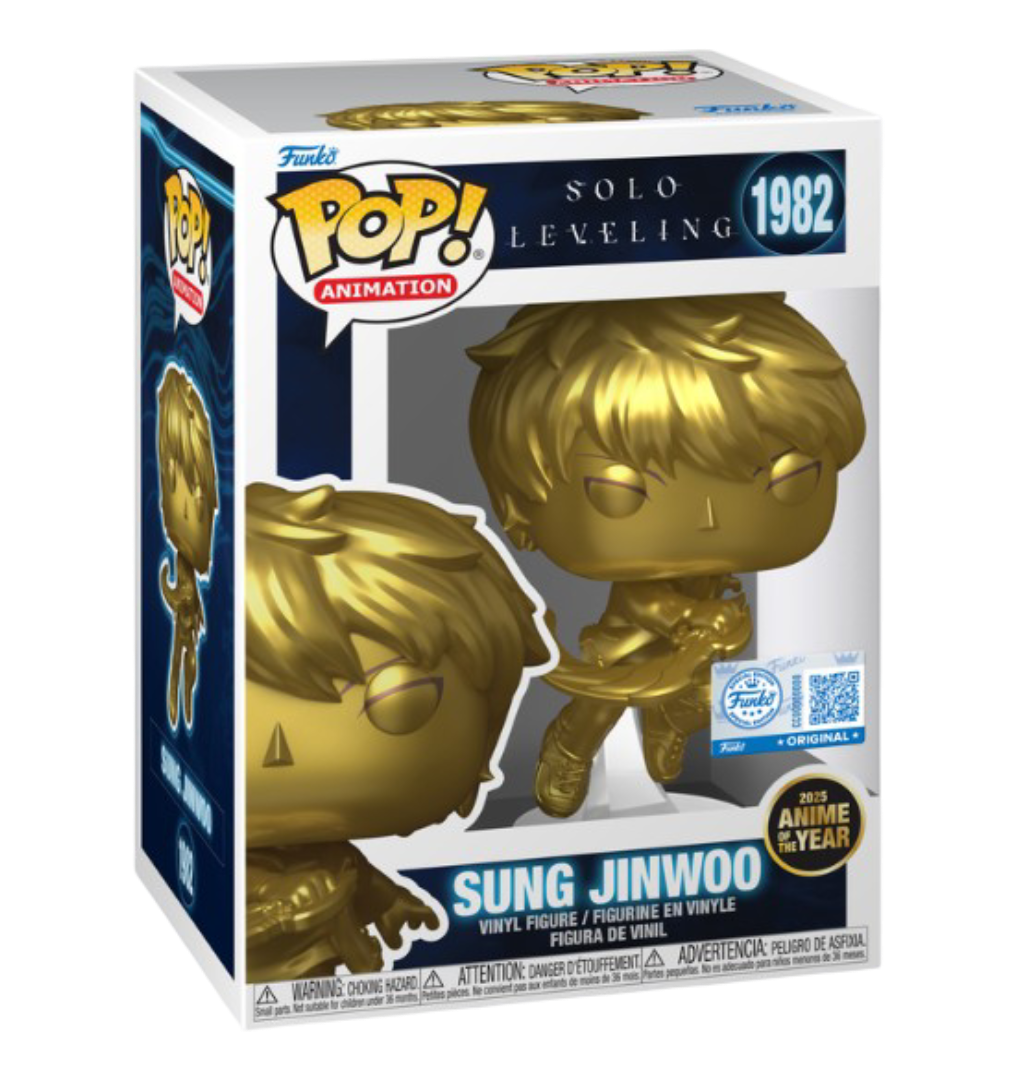 Pop! Animation: Sung Jinwoo with Protector (Gold)