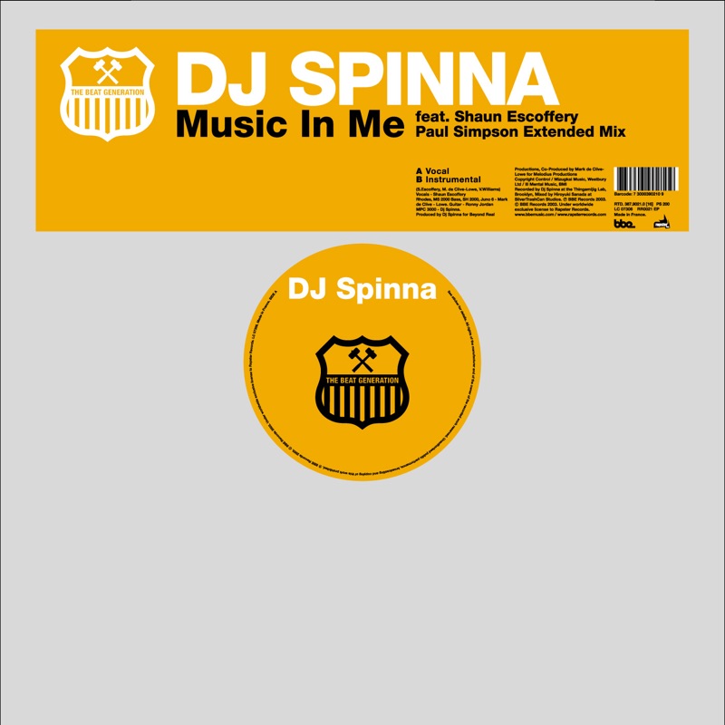 Dj Spinna - Music In Me (Paul Simpson Extended Mix)