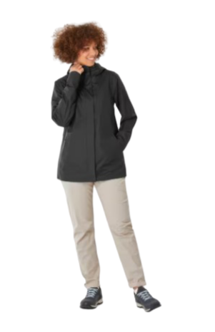 Quechua: Women's Hiking Waterproof Jacket - Black