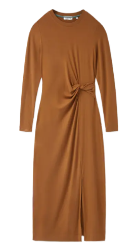 Scotch & Soda: Long-sleeves Knit Dress (Nuthatch)