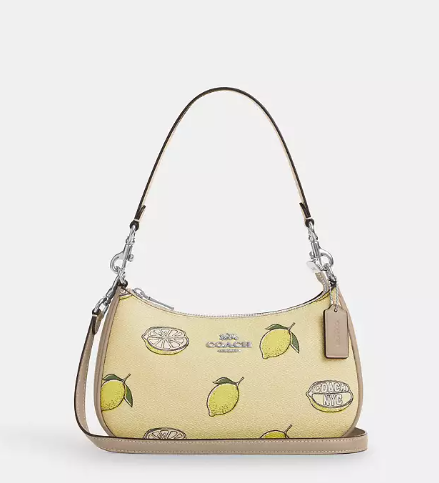 Teri Shoulder Bag With Lemon Print