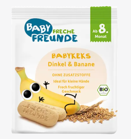 Cheeky Friends: Baby Biscuits (Spelt & Banana) - 100g
