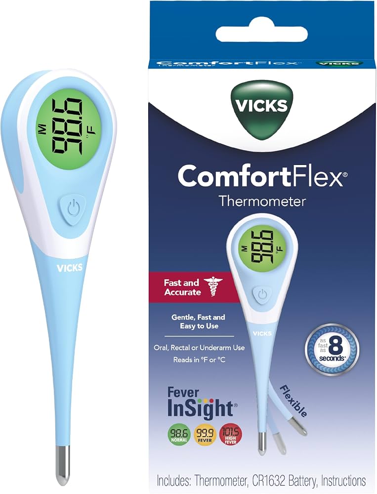 Vicks ComfortFlex Digital Thermometer For Adults & Children