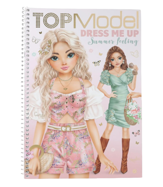 Depesche: TOPModel Summer Feeling Dress Me Up Sticker Book