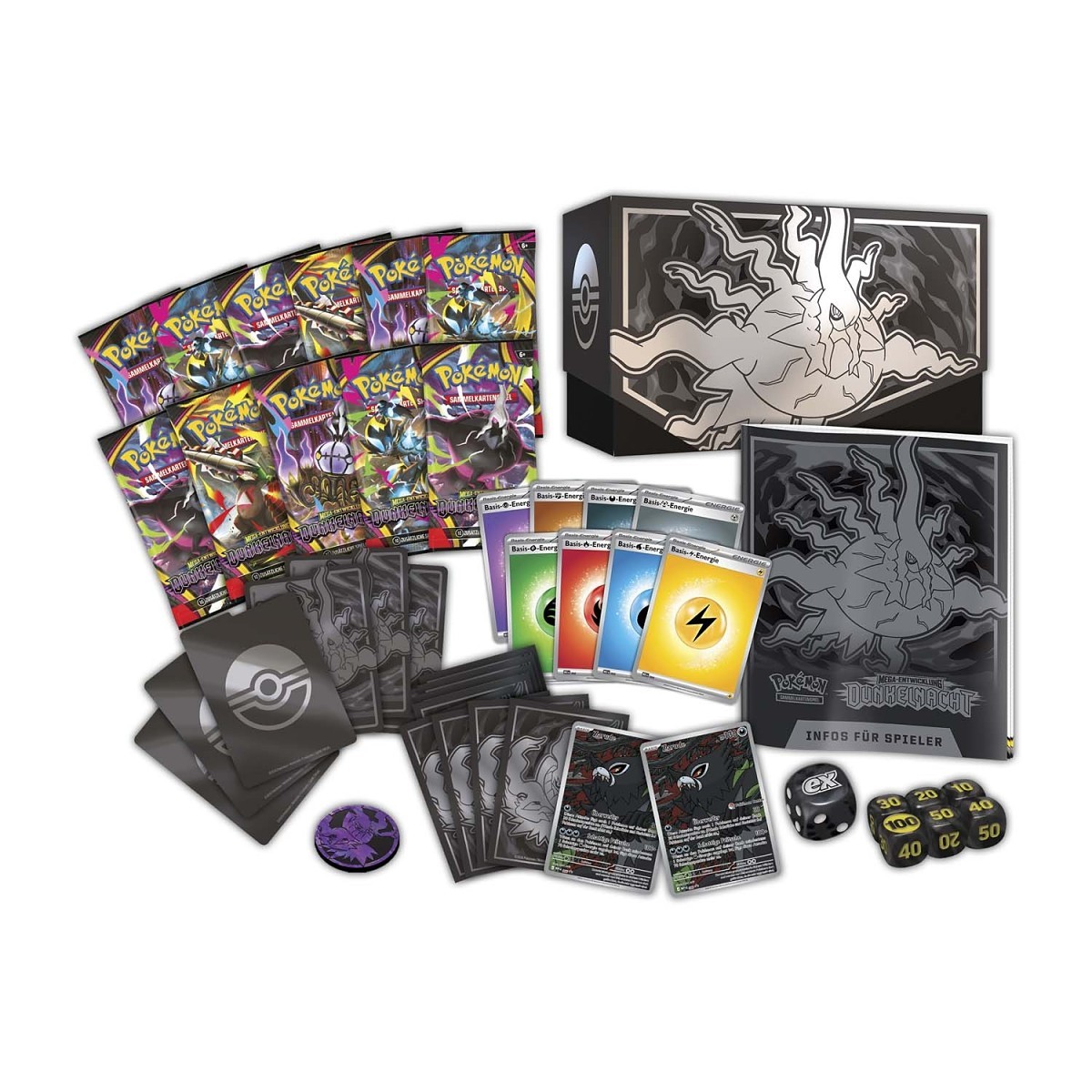 Pokémon TCG: Mega-Entwicklung Dunkelnacht Pokémon Center Top Trainer Box