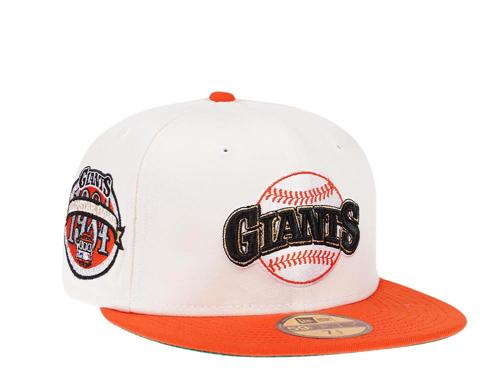 Men's New Era: San Francisco Giants All Star Game 1984 59Fifty Fitted Hat (Cream Gold Edition)