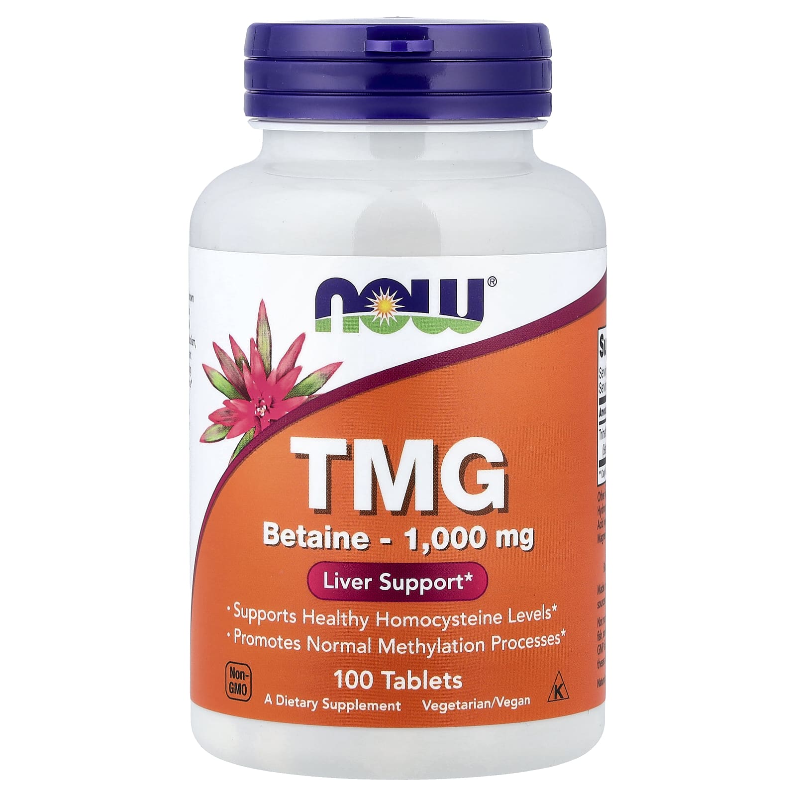 NOW Foods: TMG 1000 mg (100 Tablets)