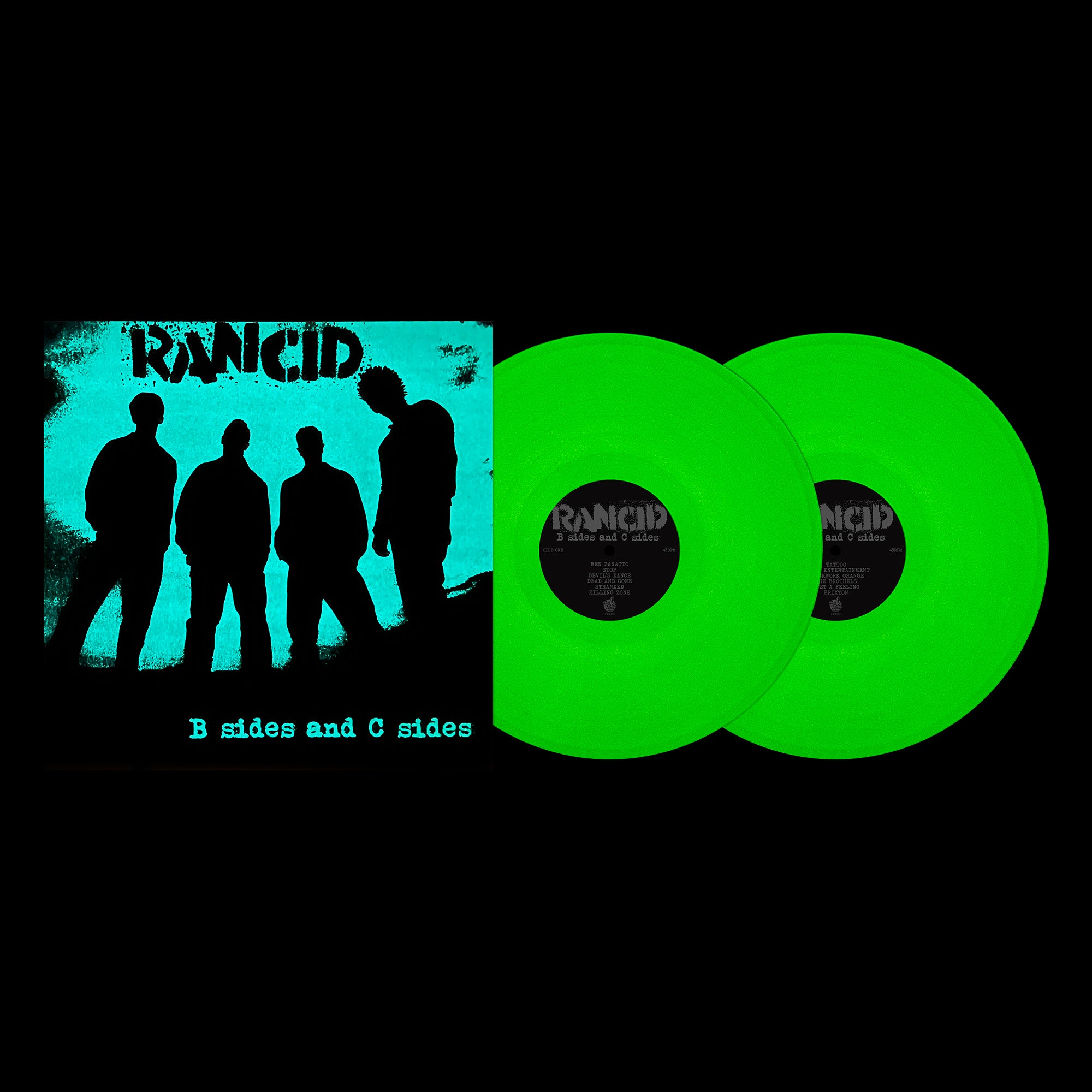 Rancid: B Sides And C Sides - Vinyl LP (Glow In The Dark)