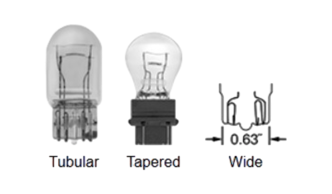 Dual-Filament Wedge Base Miniature Light Bulbs
