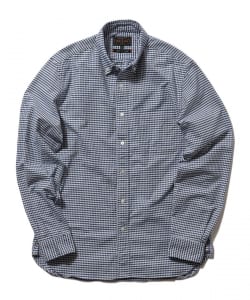 Beams Plus BD Gingham Check Oxford (Blue)