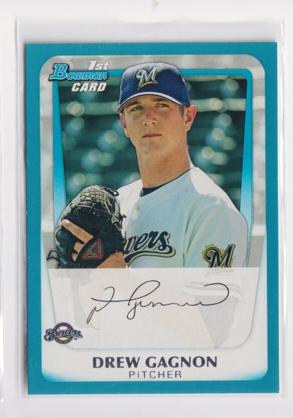 2011 Bowman Draft Prospects Blue #BDPP34 Drew Gagnon