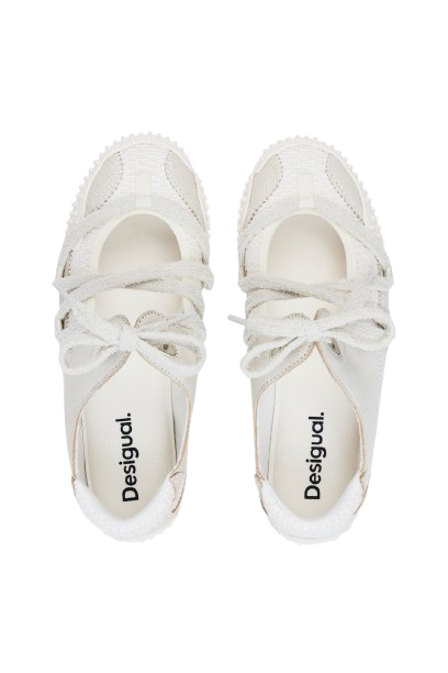 Desigual: Women's Fabric Sneaker (White)