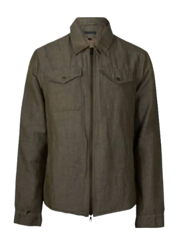 John Varvatos: Santiago Shirt Jacket Kalamata