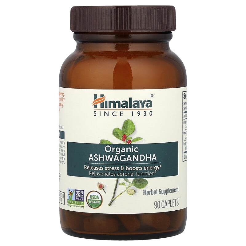Himalaya: Organic Ashwagandha (90 Caplets)