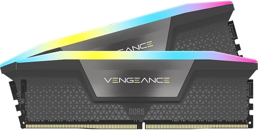Corsair: Vengeance RGB DDR5 64GB (2x32GB) 6000MHz CL40 (Grey)