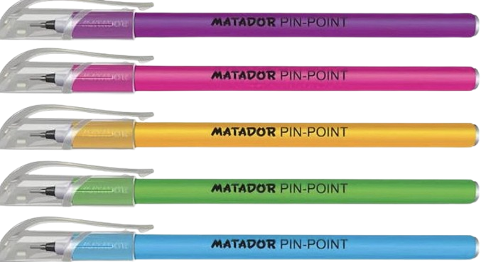 Matador: Pinpoint Gel Pen (Black) Pack of 12