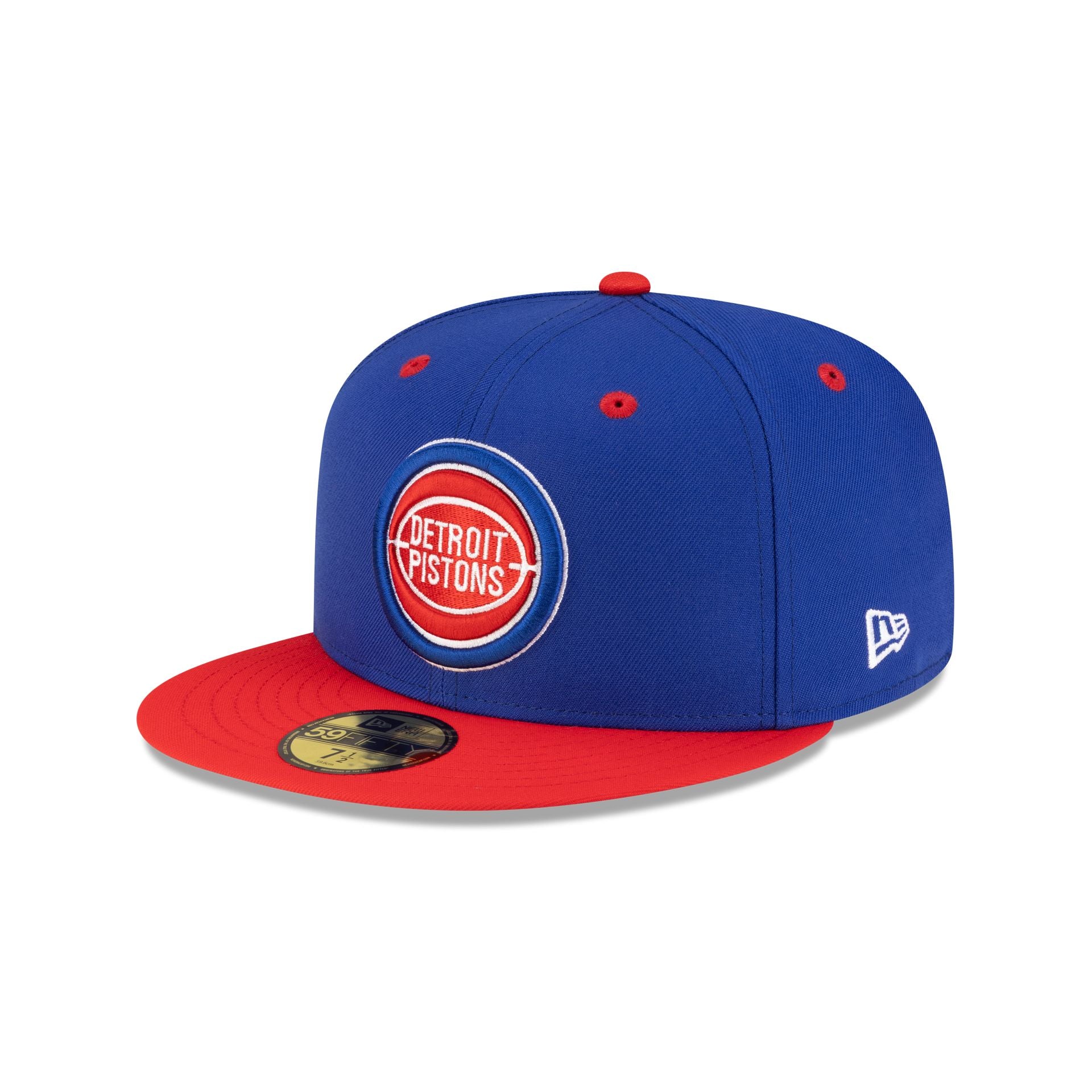New Era: Detroit Pistons Hardwood Classics 59FIFTY Fitted Hat (80s Two Tone)