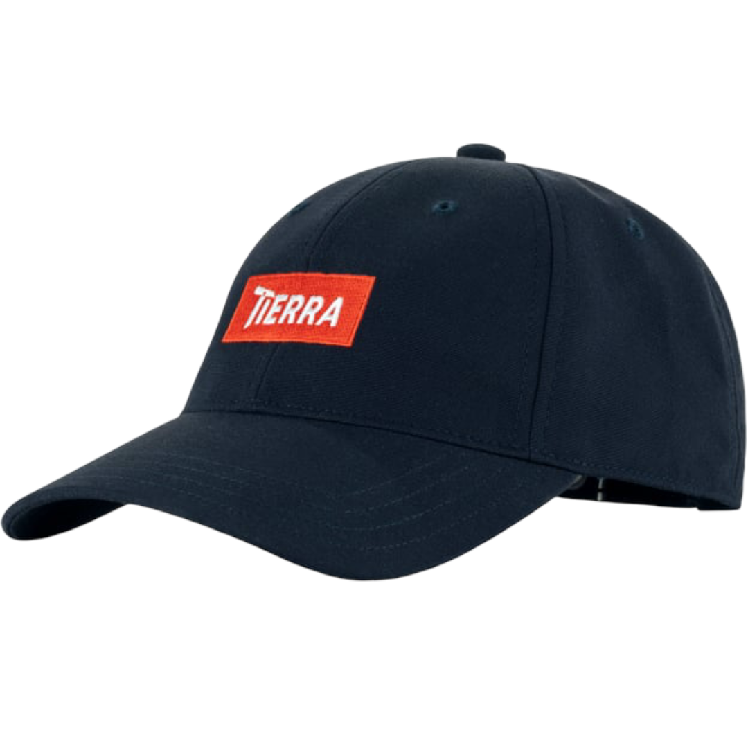 Tierra: 6 Panel Logo Cap (Navy)