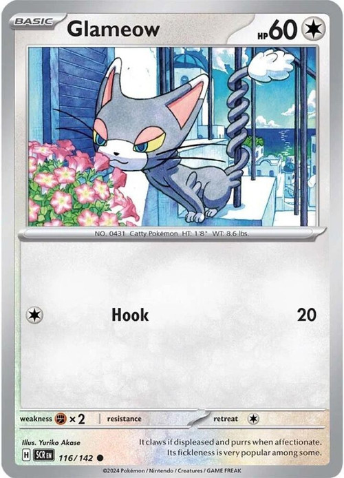 Pokémon TCG: Glameow Trading Card
