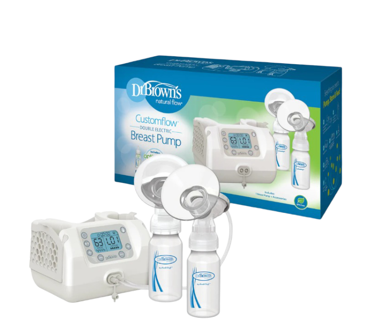 Customflow Double Electric Quiet Breast Pump with SoftShape Silicone Shields