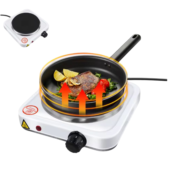 5-Speed 1000W Electric Stove Hot Plate Iron Burner