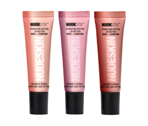 Nudestix: Nudeglow Hydrating Peptide Lip Butter Set (3 Pieces)