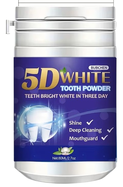 Bubchen: 5D Teeth Whitening Powder - 80ml