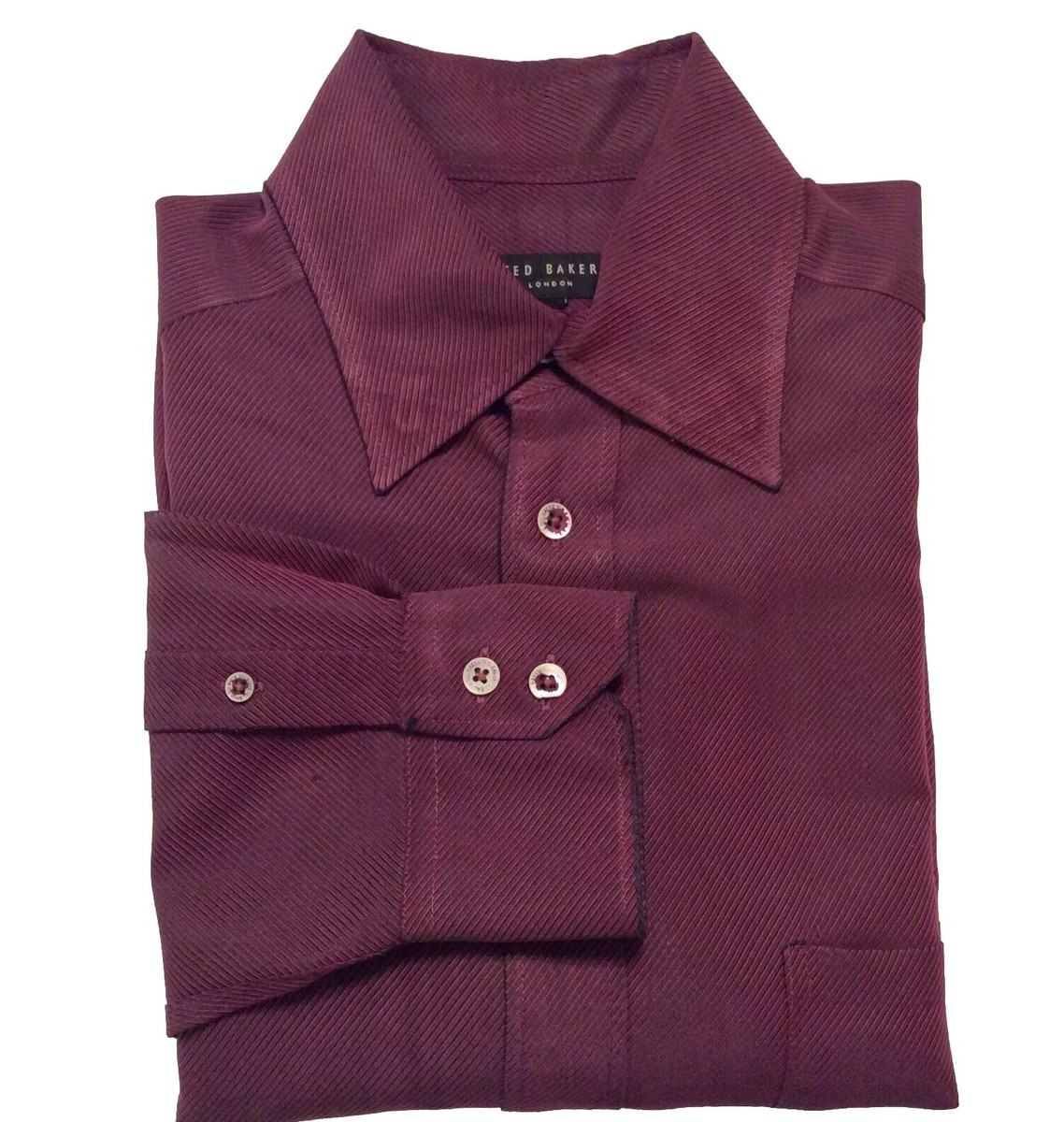 Men's Wilbur I Long Sleeve Shirt (Burgundy)