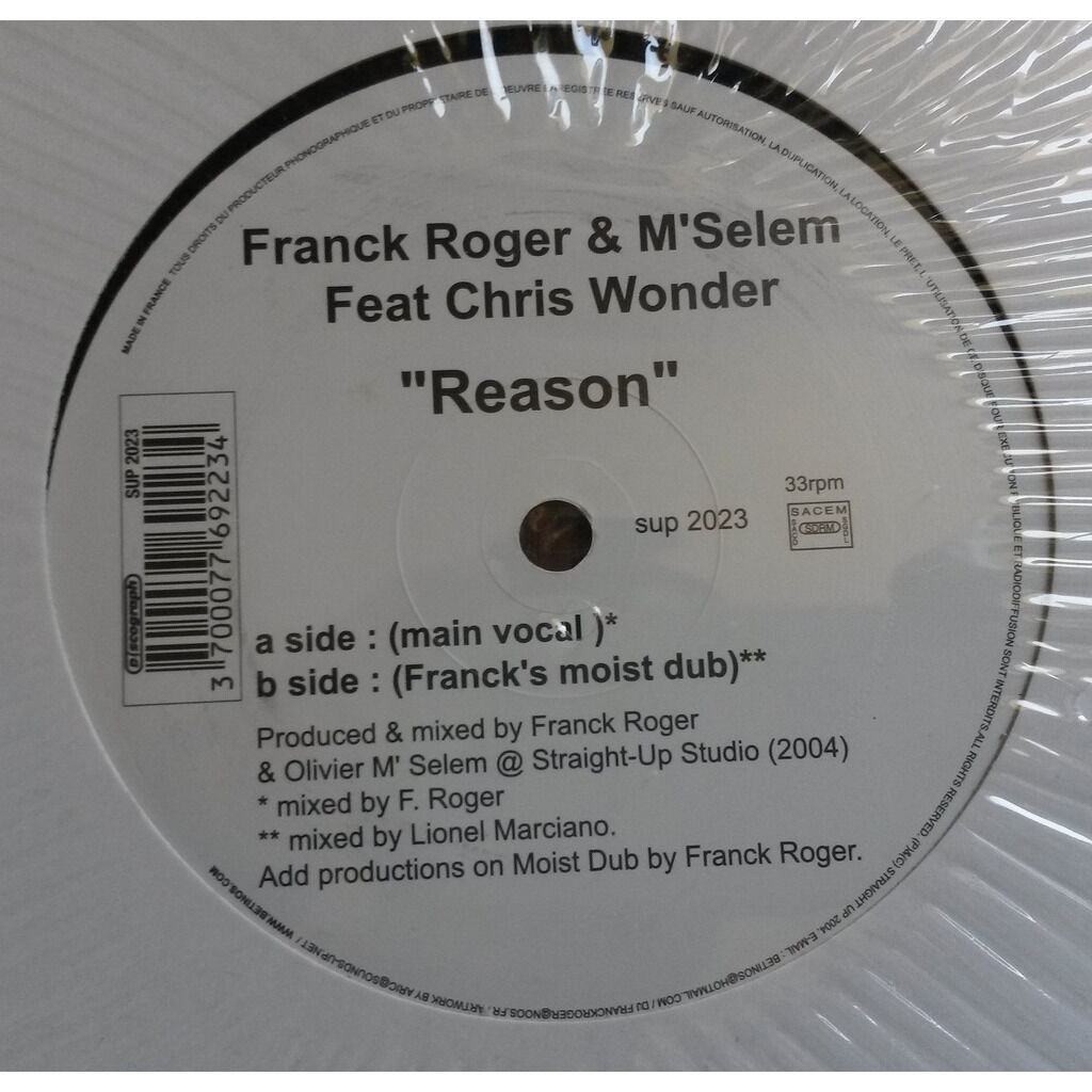 Franck Roger & M'Selem Feat Chris Wonder - Reason