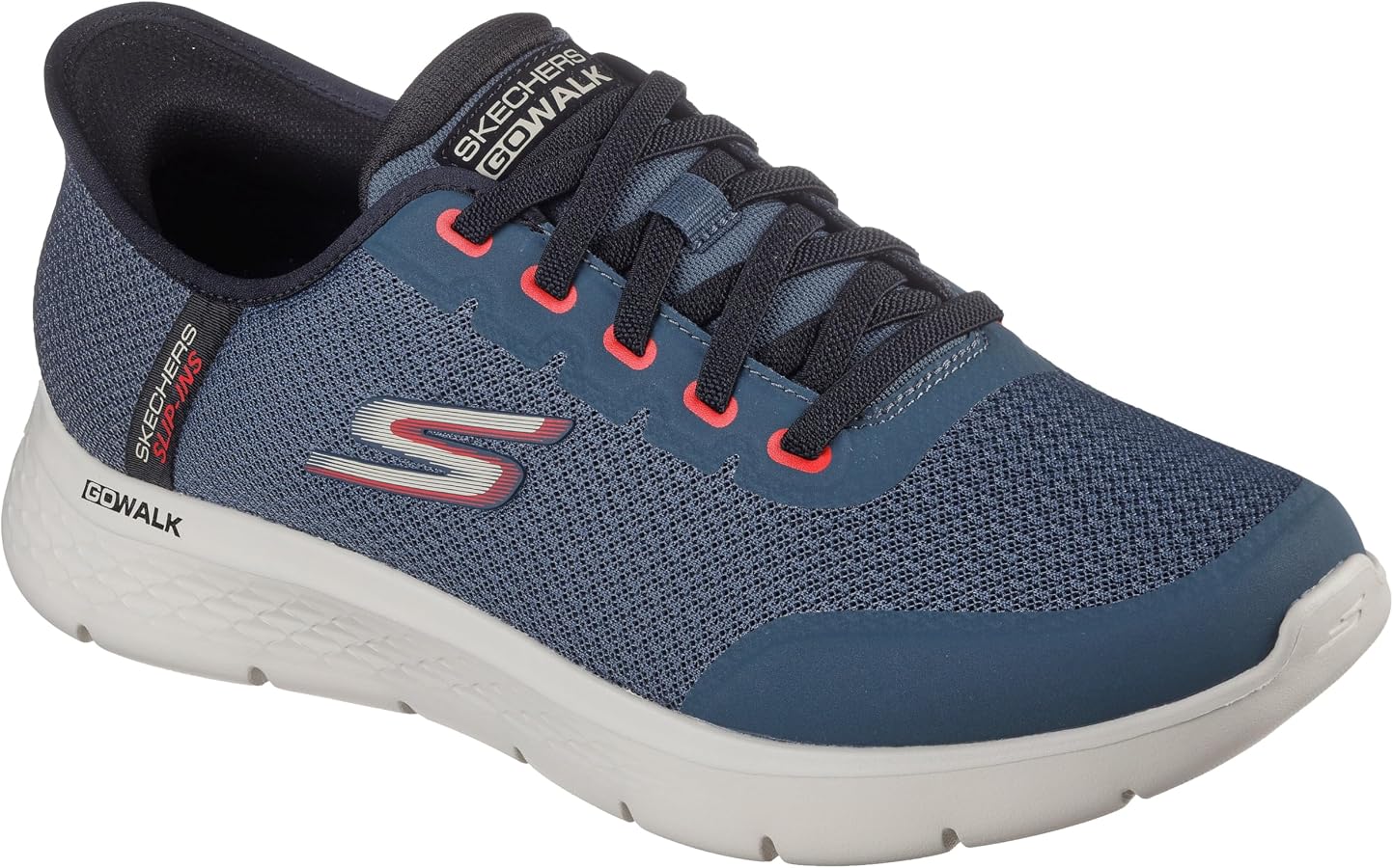 Men's Skechers: Go Walk Flex Netro Hands Free Slip-Ins Sneaker (Slate)
