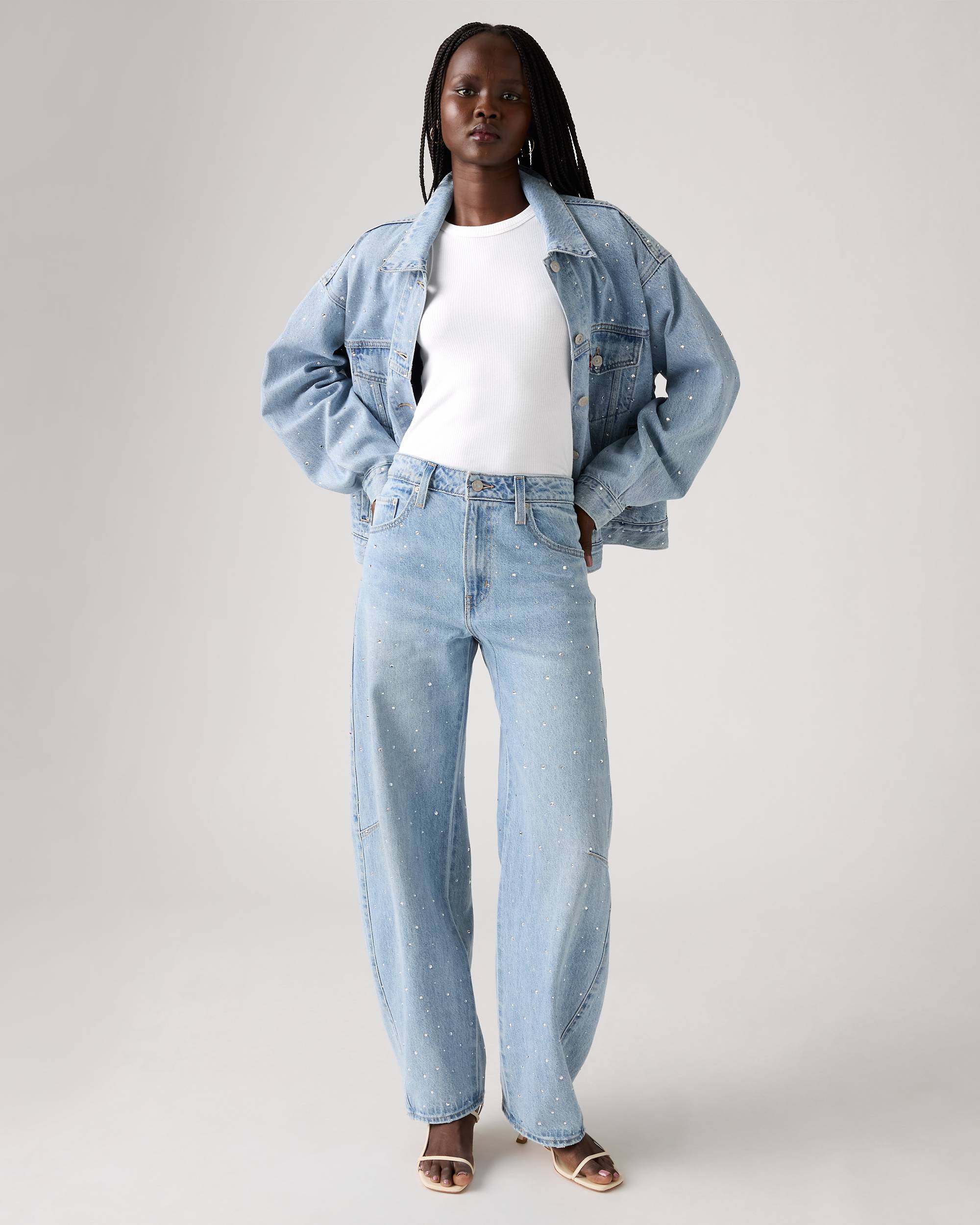 Levi's: Baggy Dad Barrel Women's Jeans (Dazzle Me)